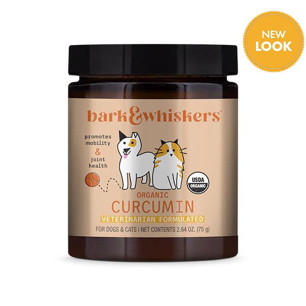 Bark & Whiskers, Organic Curcumin for Cats & Dogs, 75 g - Dr. Mercola - BBE 31/01/2026 by Dr Mercola