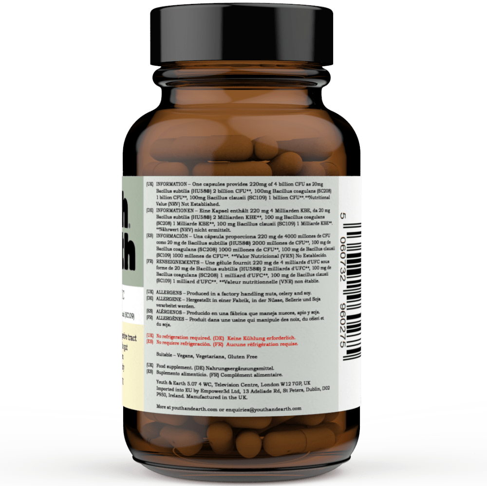 Youth & Earth Spore Probiotic 60's by Youth & Earth