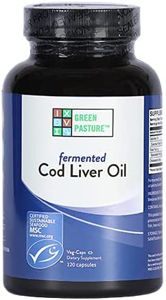 Fermented Cod Liver Oil 120 Caps Green Pasture by Nutrivene