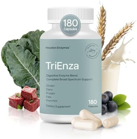 TriEnza, 90 Capsules - Houston Enzymes by Houston Enzymes