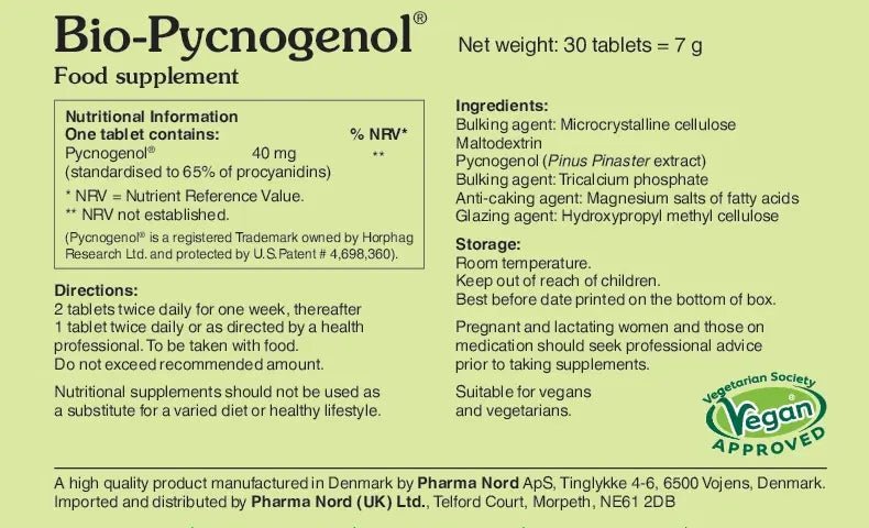 Bio - Pycnogenol (30 tablets) - Pharma Nord by PharmaNord