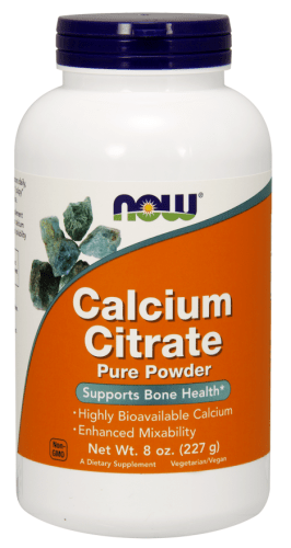 Calcium Citrate Pure Powder, 227g - Now Foods by Now Foods