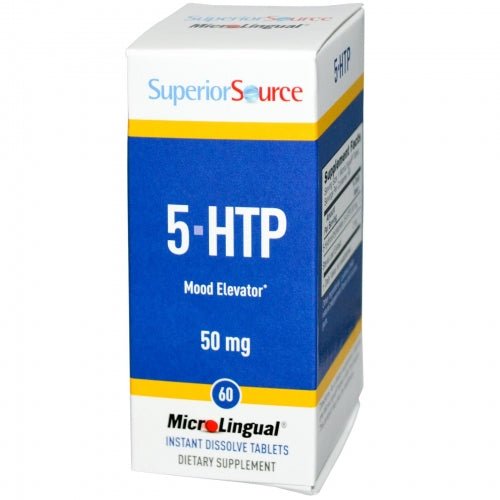 5 - HTP, 50 mg, 60 MicroLingual Instant Dissolve Tablets - Superior Source by Superior Source
