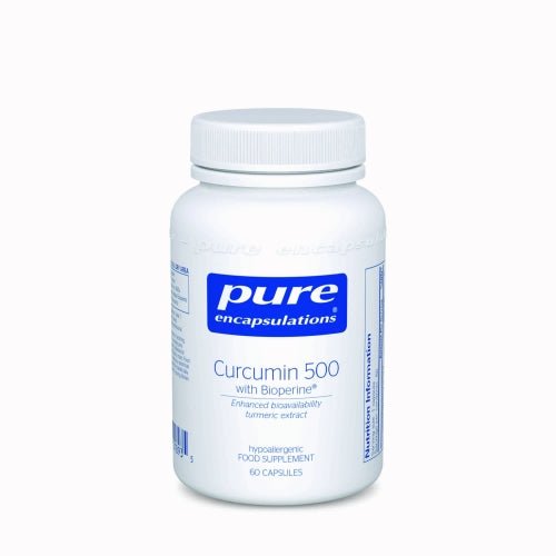 Curcumin 500 with Bioperine&44; 60 veg caps - Pure Encapsulations by Pure Encapsulations