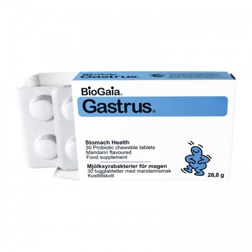 Gastrus 30 Probiotic Chewable Tablets - BioGaia by BioGaia
