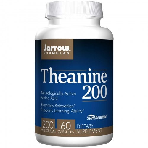 Theanine 200, 200mg, 60 Capsules - Jarrow Formulas by Jarrow Formulas