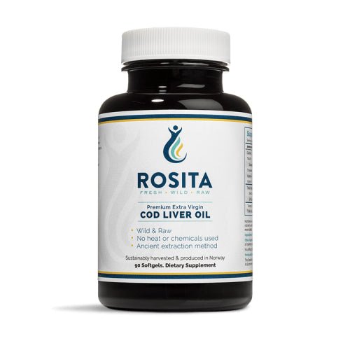 Premium Extra Virgin Cod Liver Oil 90 Softgels - Rosita by Rosita