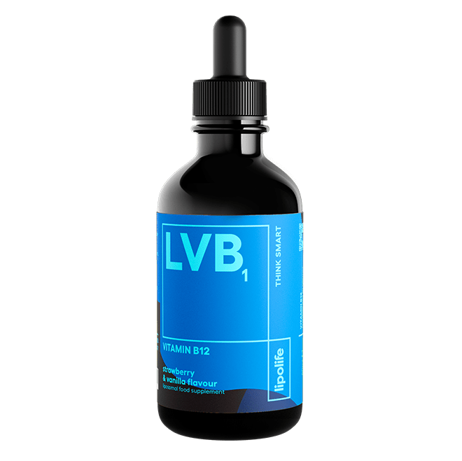 LVB1 Liposomal Vitamin B12 (Strawberry & Vanilla) 60ml - Lipolife by Lipolife