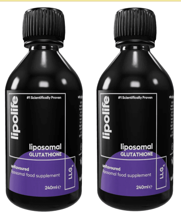 LLG4 Liposomal Glutathione Liquid (240 ml) - Lipolife (DOUBLE PACK) by Lipolife