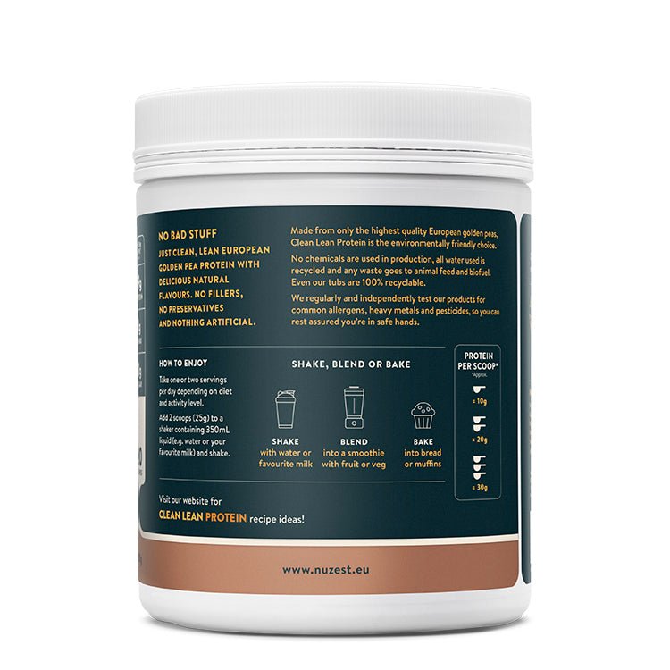 Clean Lean Protein Rich Chocolate – 500g, 20 Servings – Nuzest by Nuzest