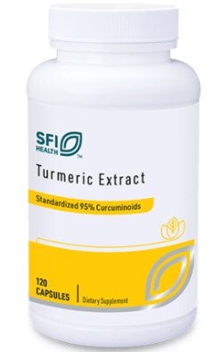 Turmeric Extract 120 capsules – SFI Health - BBE 31/01/2026 by Klaire Labs