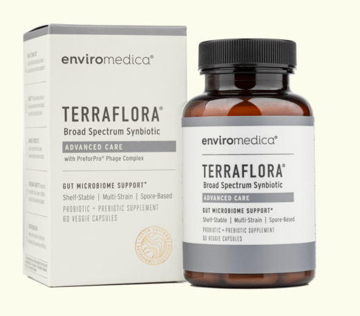 Terraflora Advanced Care - Broad Spectrum Synbiotic (soil based) - 60 Capsules - Enviromedica by Enviromedica