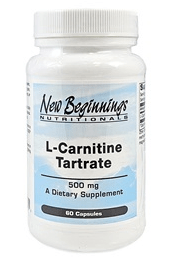 L - Carnitine Tartrate (60 Capsules) - New Beginnings by New Beginnings