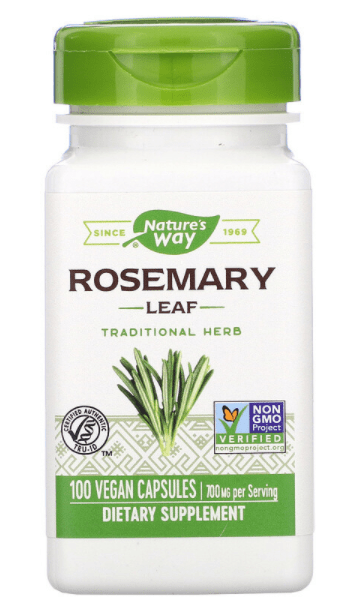 Rosemary Leaf, 700 mg, 100 Vegan Capsules - Nature's Way by Nature's Way