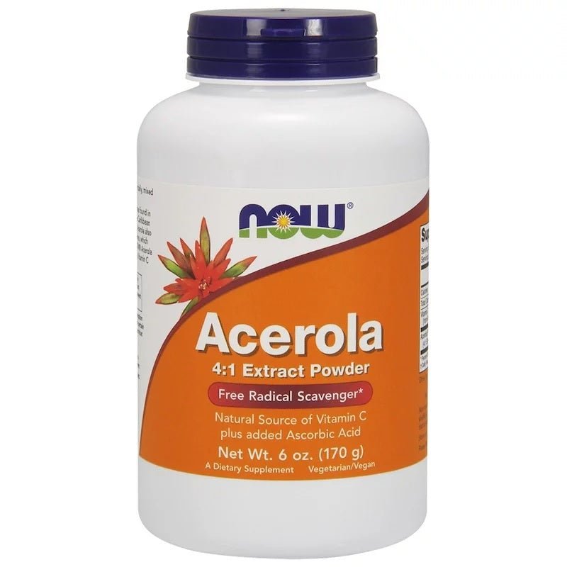 Acerola, 4:1 Concentrate Powder, 170g - Now Foods by Now Foods