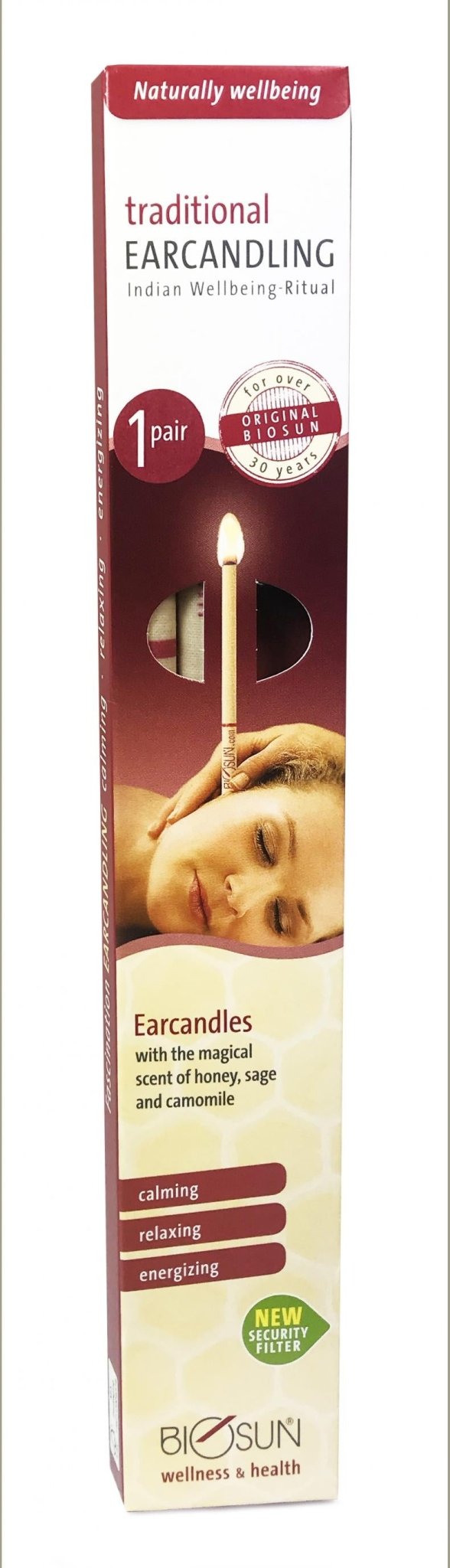 Biosun Traditional Ear Candles 1 pair by Biosun