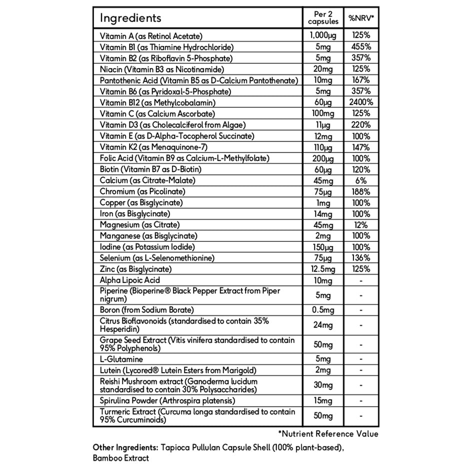 Feel Multivitamins Capsules 60's by Feel