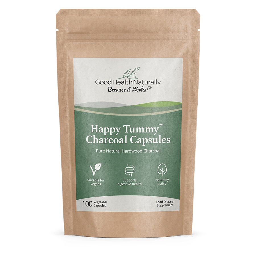 Good Health Naturally Happy Tummy Charcoal 100's by Good Health Naturally