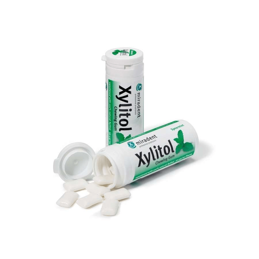 Good Health Naturally Miradent Xylitol Gum Spearmint 30's SINGLE by Good Health Naturally