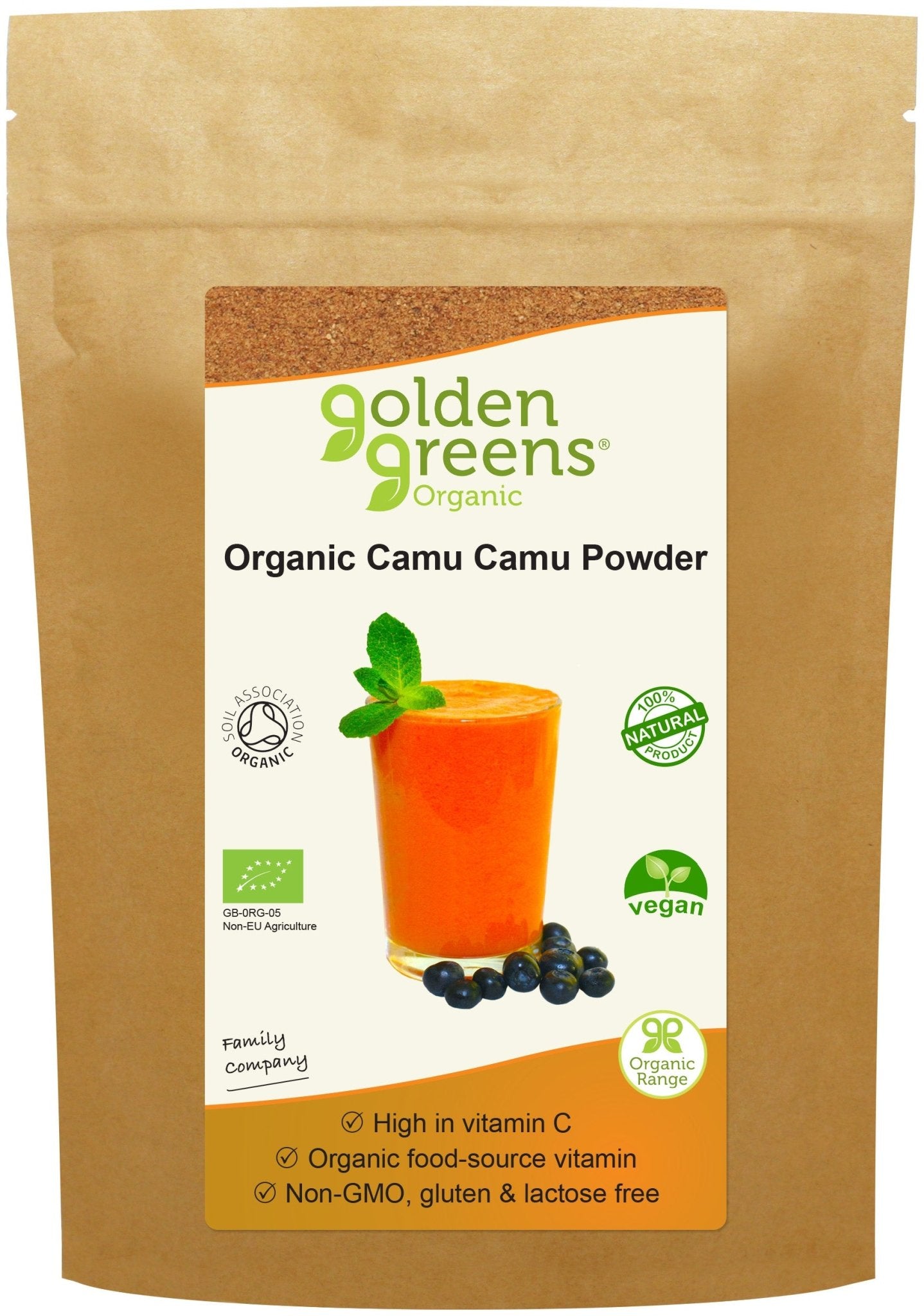 Golden Greens (Greens Organic) Organic Camu Camu Powder 100g by Golden Greens (Greens Organic)