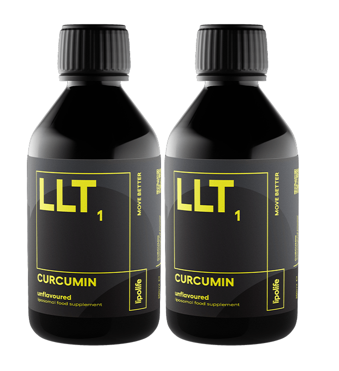 LLT1 Liposomal Curcumin 240ml – Lipolife DOUBLE PACK by Lipolife