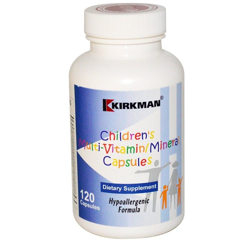 Children's Multi - Vitamin/Mineral, 120 Capsules - Kirkman Labs (Hypoallergenic) by Kirkman Laboratories