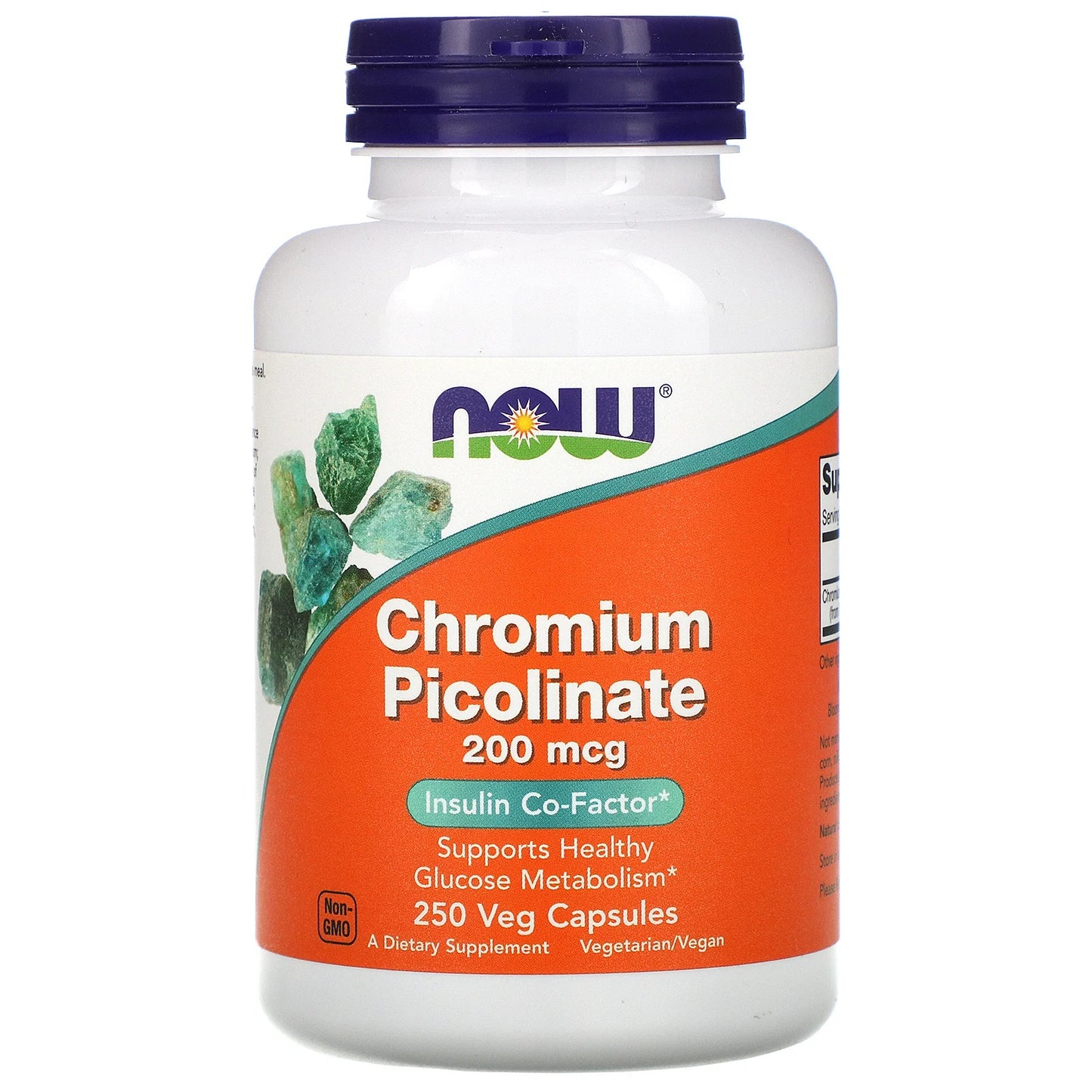 Chromium Picolinate, 200mcg, 250 Capsules - Now Foods by Now Foods