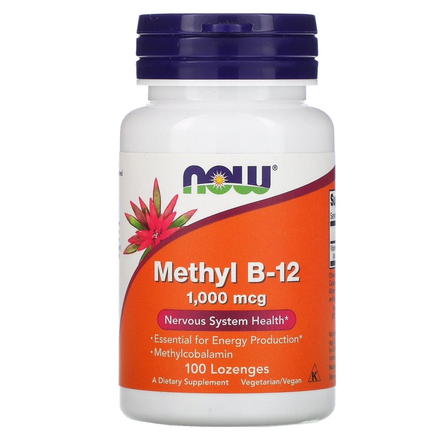 Methyl B12 1000mcg, 100 Lozenges - Now Foods by Now Foods