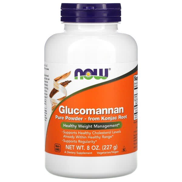 Glucomannan, Pure Powder, 8 oz (227 g) - Now Foods by Now Foods