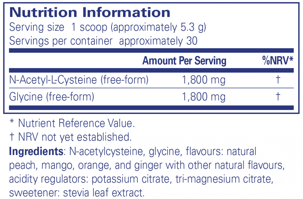 Pure Encapsulations NAC + Glycine Powder 159g by Pure Encapsulations