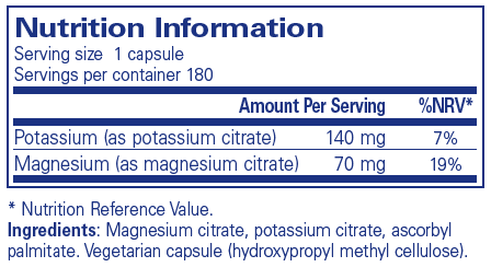 Pure Encapsulations Potassium Magnesium (Citrate) 180's by Pure Encapsulations