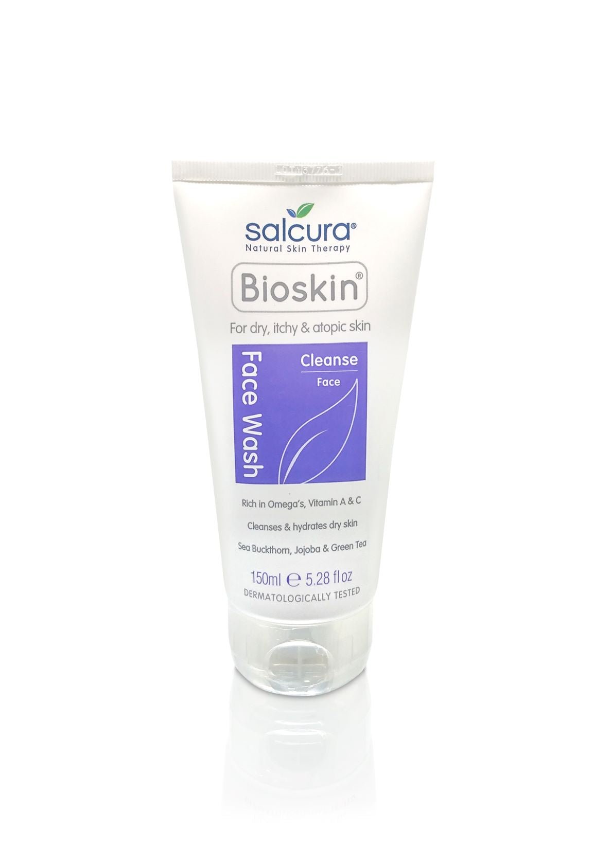 Salcura Bioskin Face Wash Cleanse (for dry, itchy & atopic skin) 150ml by Salcura