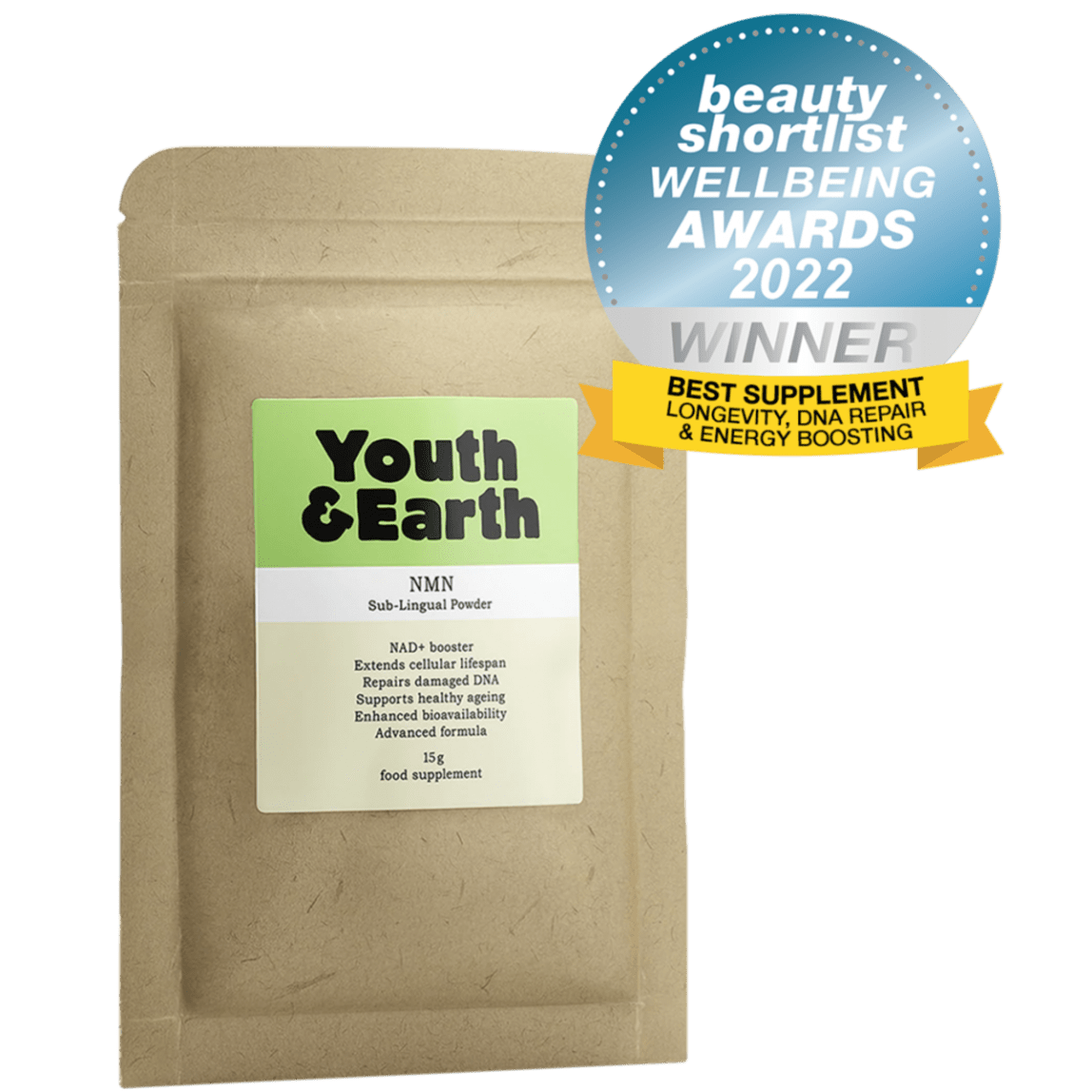 Youth & Earth NMN Sub - lingual Powder 15g by Youth & Earth