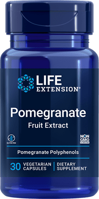 Pomegranate Fruit Extract (500mg) - 30 Veg Caps - Life Extension by Life Extension