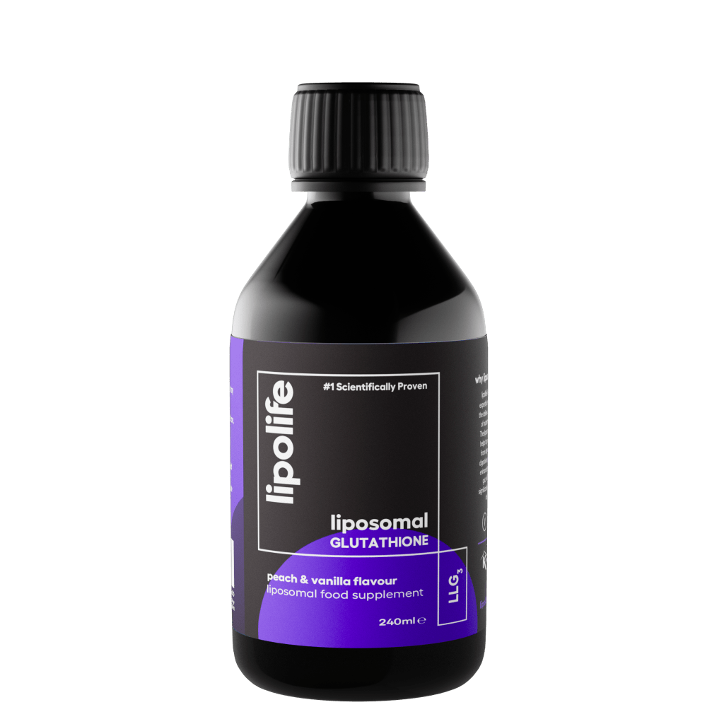 LLG3 Liposomal Glutathione (Peach & Vanilla Flavour) 240ml – Lipolife by Lipolife