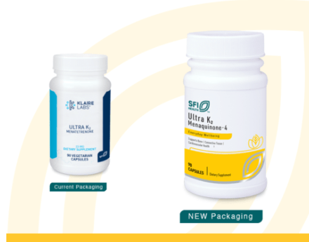 Ultra K2 Menaquinone - 4 (90 capsules) - SFI Health by Klaire Labs