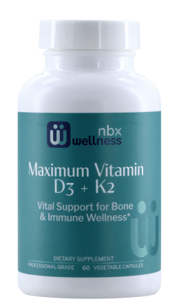 Maximum Vitamin D3+K2 (60 capsules) - NBX Wellness *SOI* by Neuro Biologix