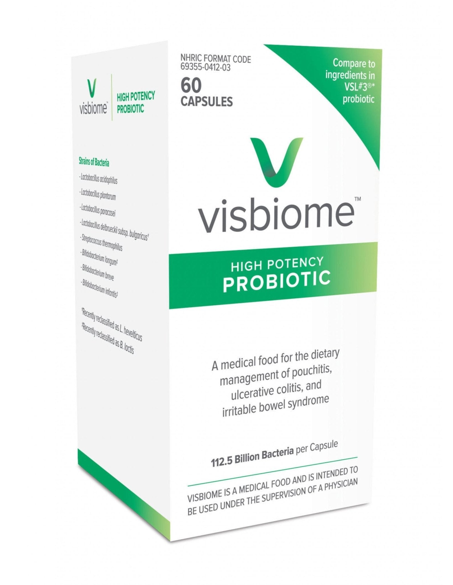 Visbiome (112.5 Billion) - 60 Capsules by Visbiome