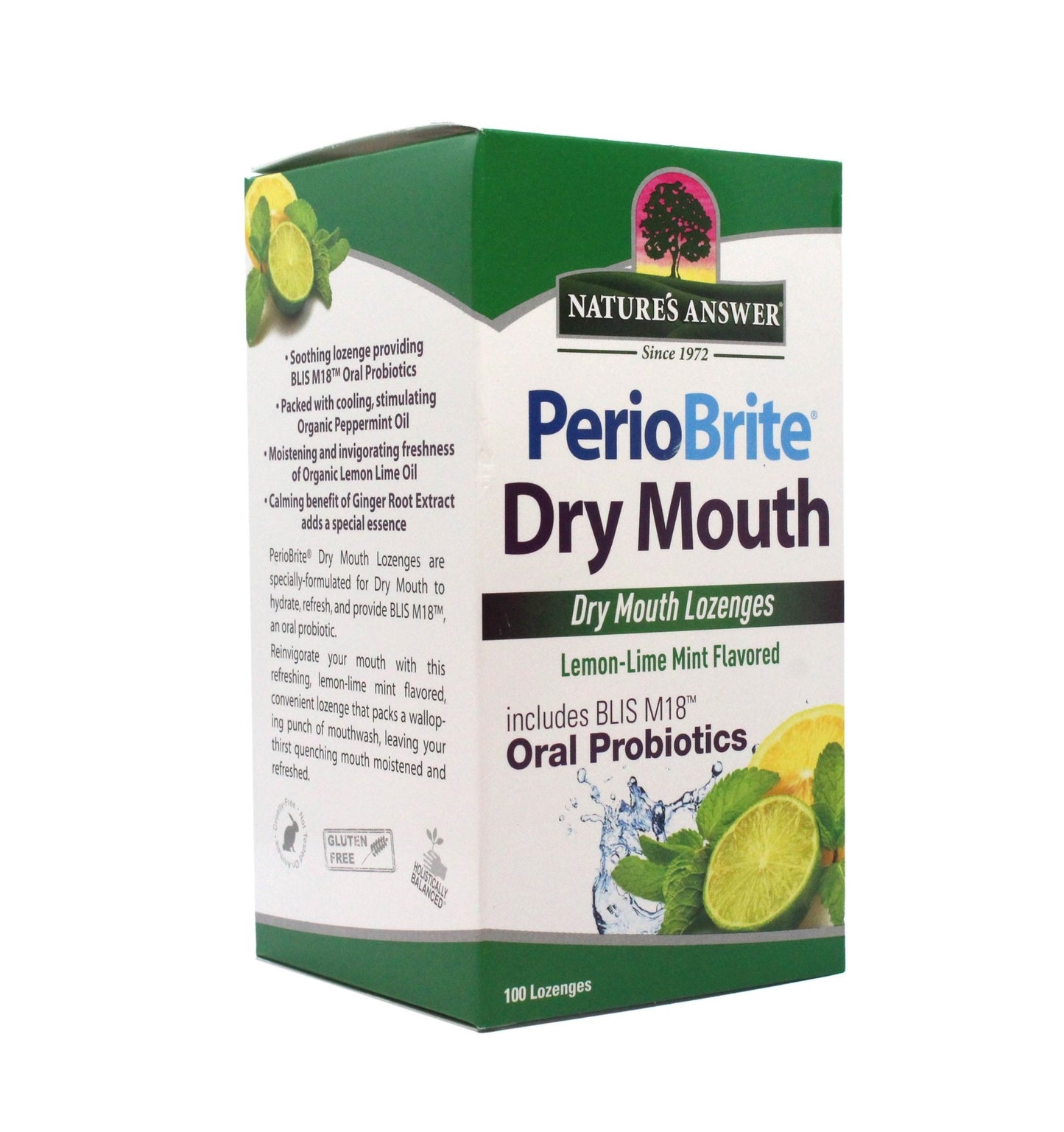 Nature's Answer PerioBrite Dry Mouth Lozenges 100's by Nature's Answer