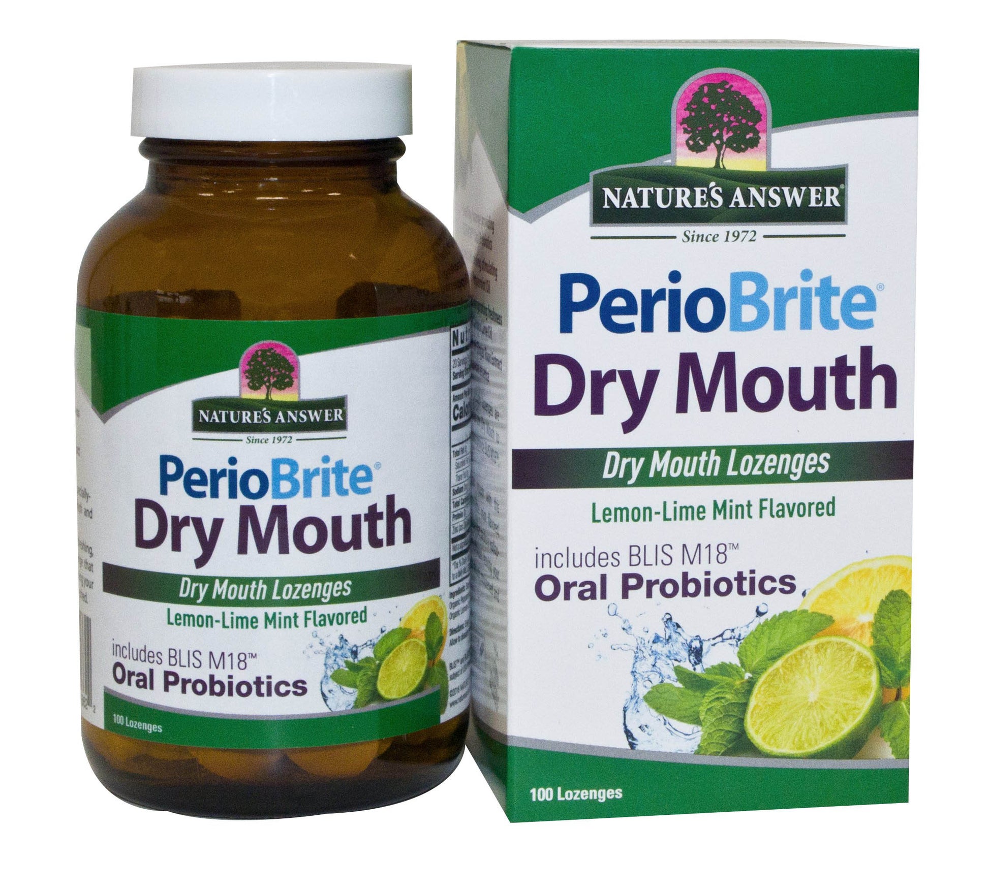 Nature's Answer PerioBrite Dry Mouth Lozenges 100's by Nature's Answer