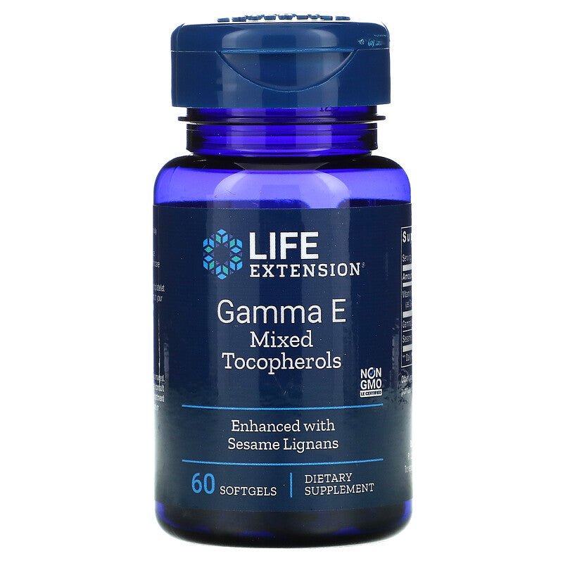 Gamma E Mixed Tocopherols (with Sesame Lignans) 60 Softgels - Life Extension by Life Extension