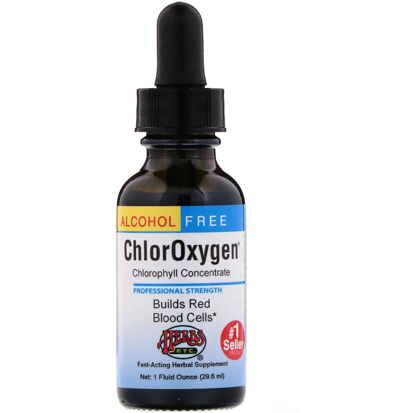 ChlorOxygen, Chlorophyll Concentrate (Alcohol Free) 29.5 ml - Herbs Etc. by Herbs Etc.