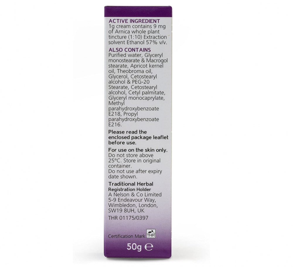 Nelsons  Arnicare Arnica Cream 50g