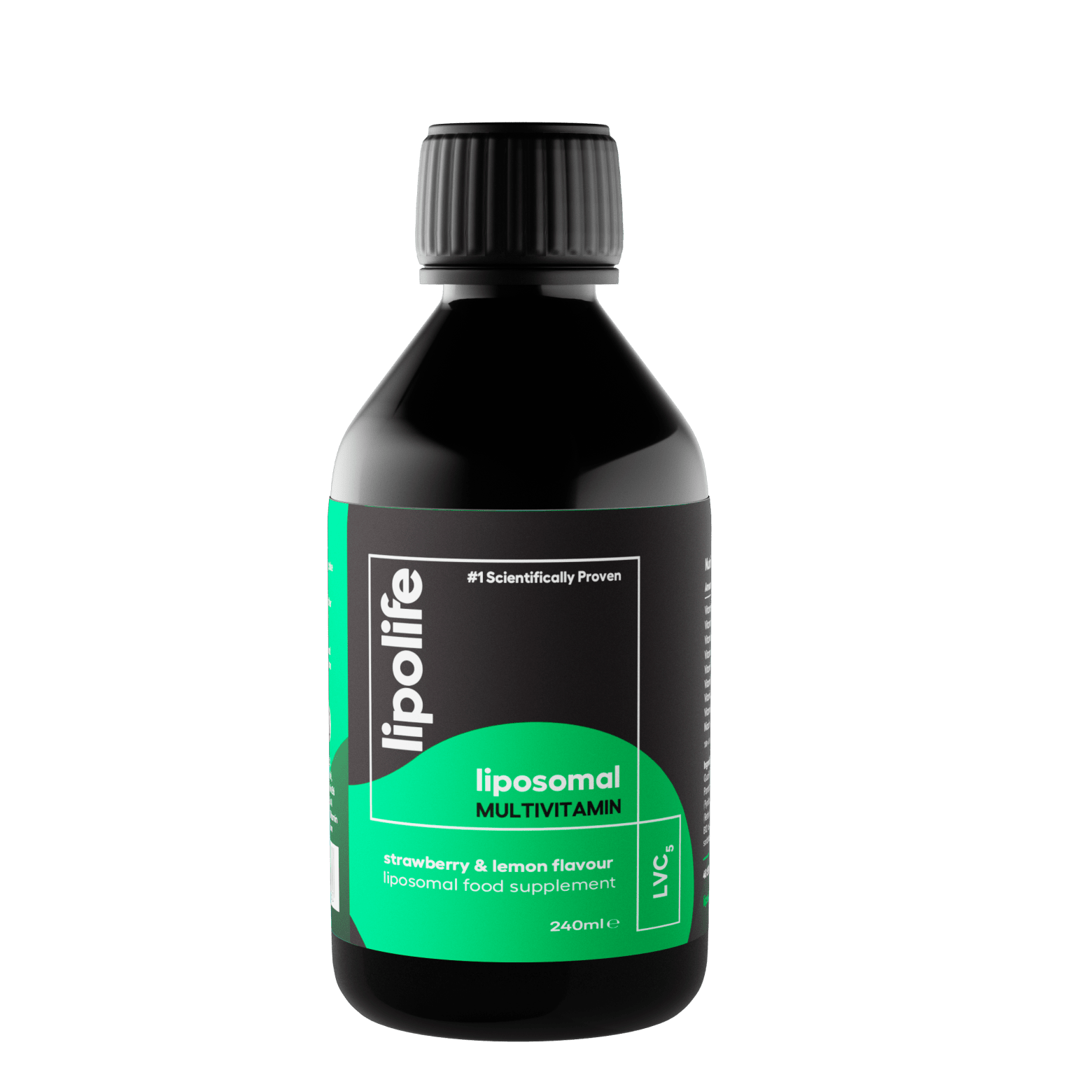 LVC5 – Liposomal Multivitamin 240ml – Strawberry & Lemon – lipolife DOUBLE PACK by Lipolife