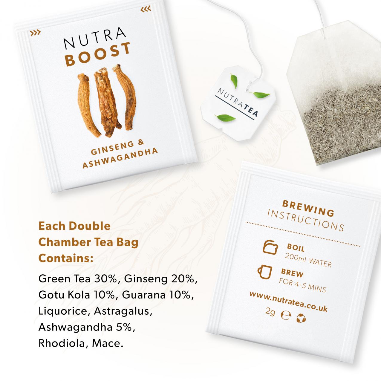 Nutratea Nutra Boost Tea Bags 20's by Nutratea