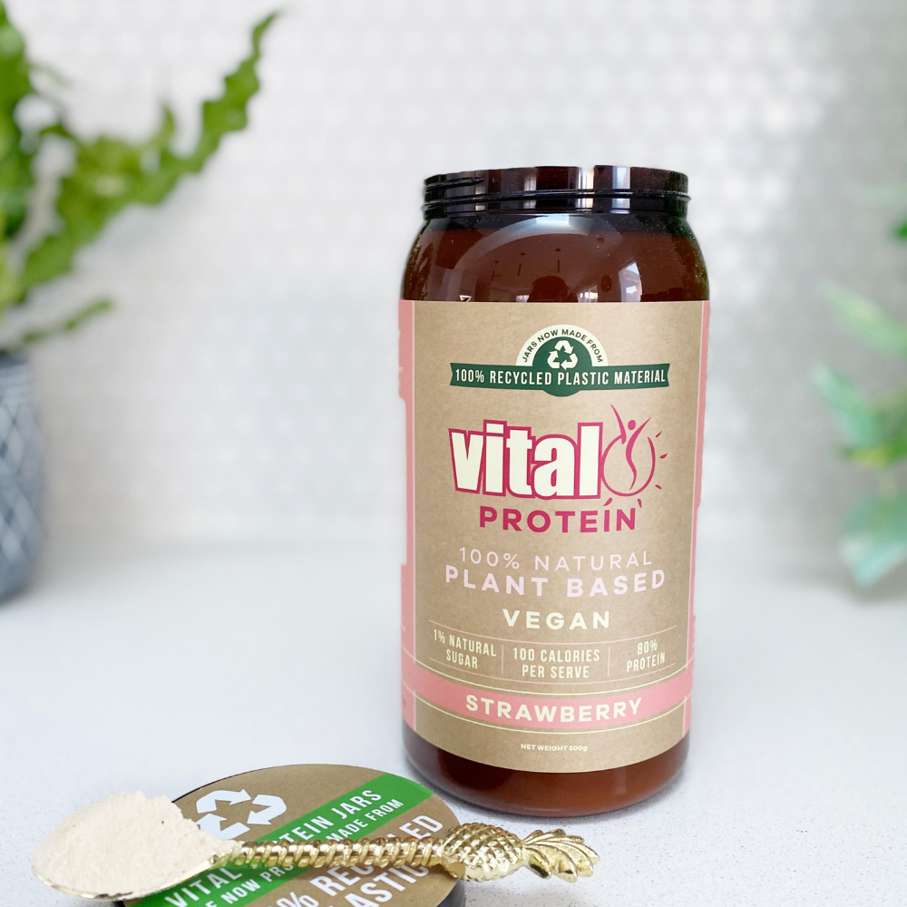 Vital Health  Vital Protein (Pea Protein) Strawberry 500g