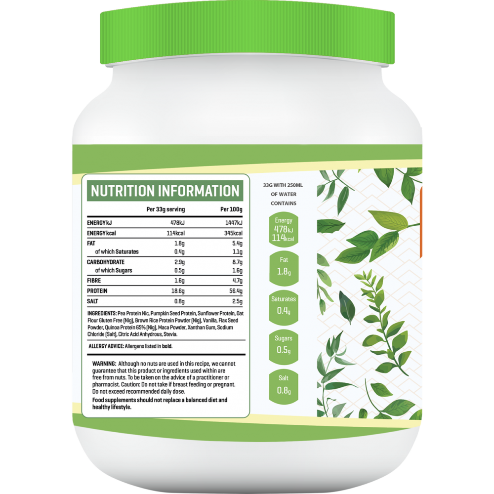 the Good guru  Vegan Protein Weight Gainer Vanilla 500g