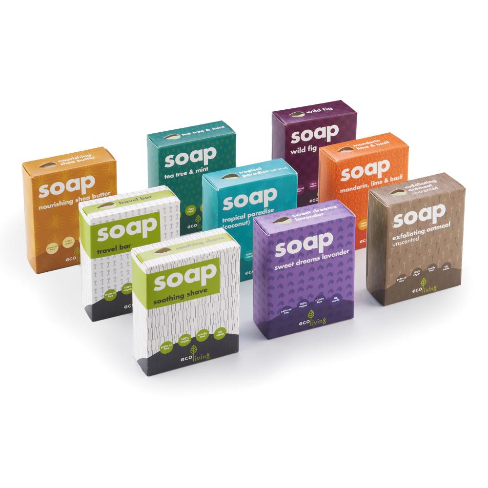 ecoLiving  Soap Tea Tree & Mint 100g