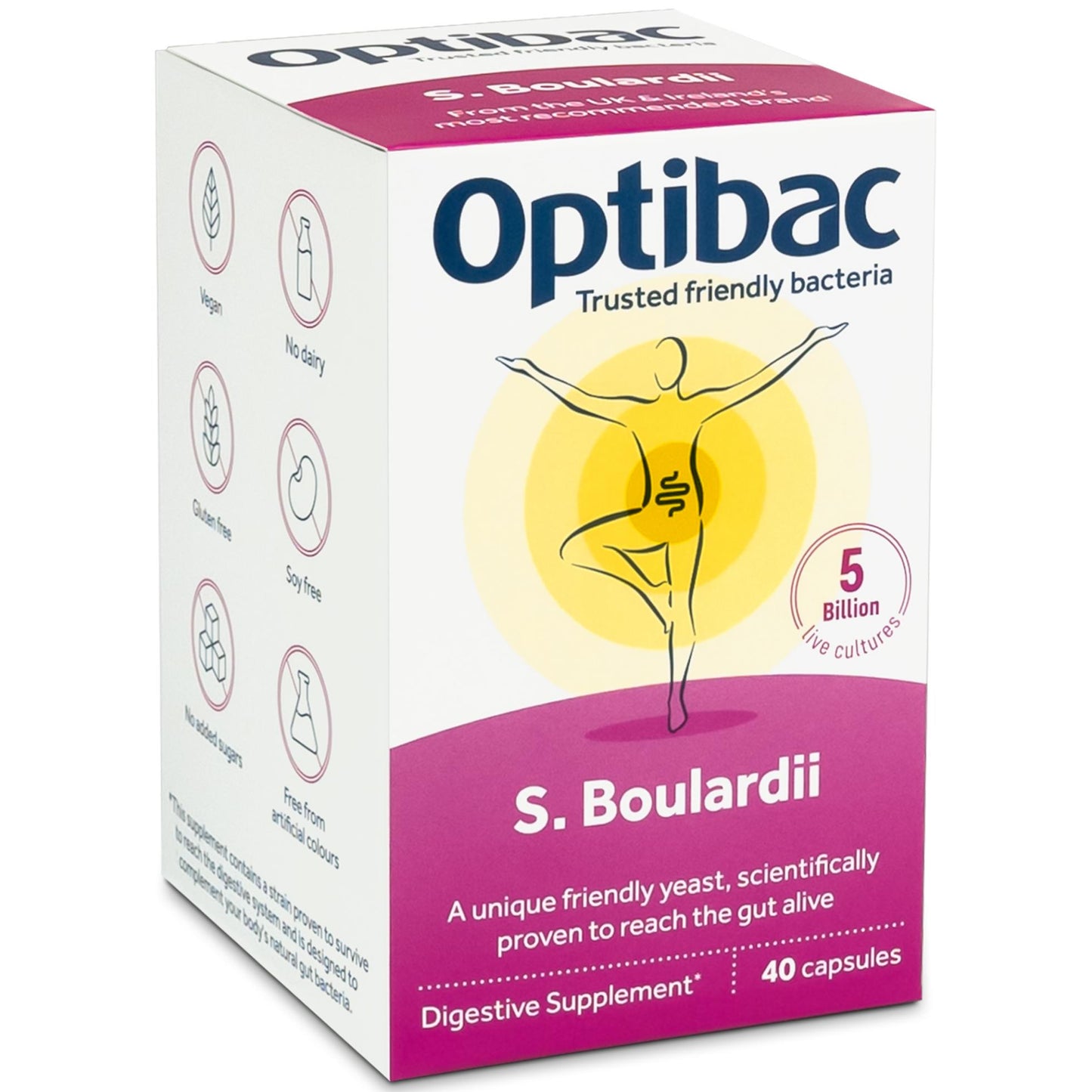 Optibac  S. Boulardii (Saccharomyces) 40's