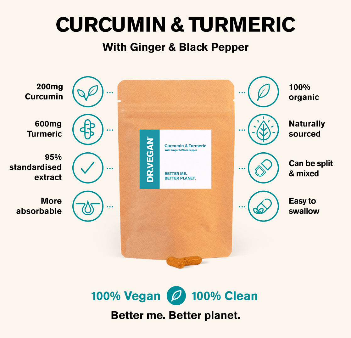 DR VEGAN  Curcumin & Turmeric 30's